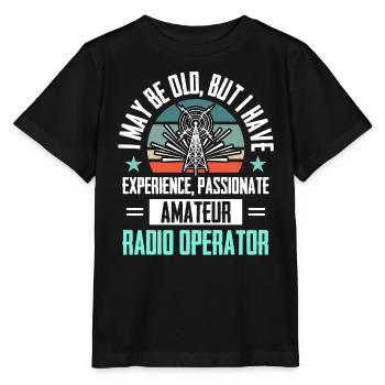 Amateur Spektrum Hobbyist Radio Analyzer - Stanley/Stella Kinder T-Shirt MINI CREATOR  - Schwarz - Vorne - Mikhail (115cm)