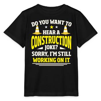 Zimmerei Schreiner Arbeiter - Stanley/Stella Kinder T-Shirt MINI CREATOR  - Schwarz - Vorne - Mikhail (115cm)