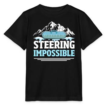Snow Tubing Ice Tube - Stanley/Stella MINI CREATOR Kids’ T-Shirt - black - Front - Mikhail (115cm)