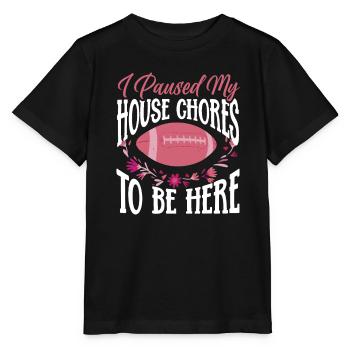 Femme au foyer Mama Football - T-shirt bio MINI CREATOR Stanley/Stella Enfant - noir - Devant - Mikhail (115cm)