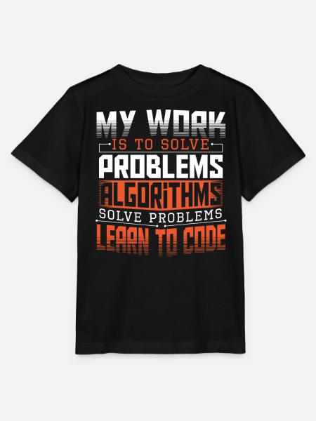 HTML Computeringenieur Hacker - Stanley/Stella Kinder T-Shirt MINI CREATOR  - Schwarz