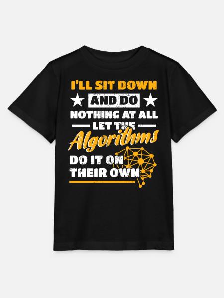 Algorithmen Computerprogrammierer Roboteringenieur - Stanley/Stella Kinder T-Shirt MINI CREATOR  - Schwarz