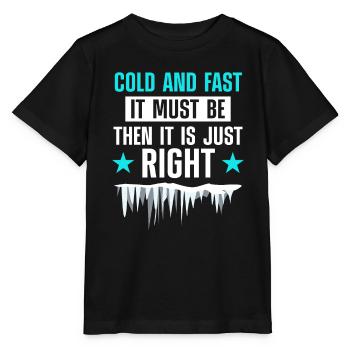 Eisbootfahren Yacht Segler - Stanley/Stella Kinder T-Shirt MINI CREATOR  - Schwarz - Vorne - Mikhail (115cm)