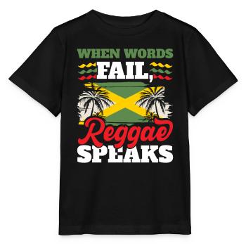 Jamaïcain Rastafari Punk Rap Rastafari Rastafarian - T-shirt bio MINI CREATOR Stanley/Stella Enfant - noir - Devant - Mikhail (115cm)