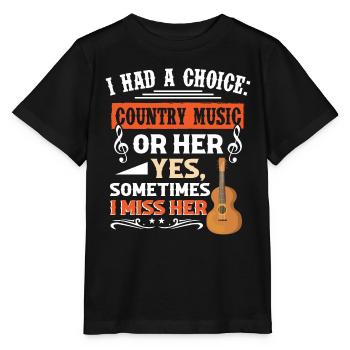 Music Musical Western Folk Music Lover Musician - Stanley/Stella MINI CREATOR Kids’ T-Shirt - black - Front - Mikhail (115cm)