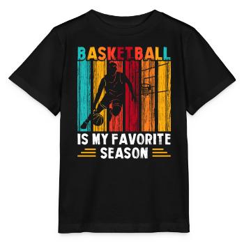 Basketball Team Sports - Stanley/Stella MINI CREATOR Kids’ T-Shirt - black - Front - Mikhail (115cm)
