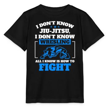 Wrestling Wrestle Combat - Stanley/Stella MINI CREATOR Kids’ T-Shirt - black - Front - Mikhail (115cm)