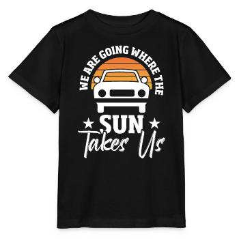 Road Trip Outdoor Reisen - Stanley/Stella Kinder T-Shirt MINI CREATOR  - Schwarz - Vorne - Mikhail (115cm)