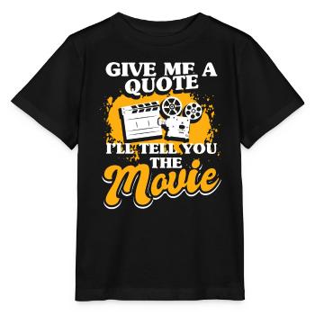 Kritiker Cinephile Filmemacher Kinoliebhaber - Stanley/Stella Kinder T-Shirt MINI CREATOR  - Schwarz - Vorne - Mikhail (115cm)
