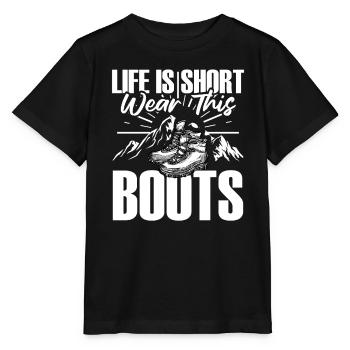 Hiking Hiking Shoes Hike - Stanley/Stella MINI CREATOR Kids’ T-Shirt - black - Front - Mikhail (115cm)