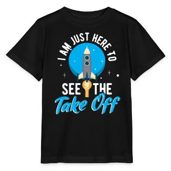 Vaisseau spatial Ingénieur Satellite Astronaute - T-shirt bio MINI CREATOR Stanley/Stella Enfant - noir - Devant - Mikhail (115cm)