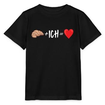 Croissant - Plus Ich - Stanley/Stella Kinder T-Shirt MINI CREATOR  - Schwarz - Vorne - Mikhail (115cm)