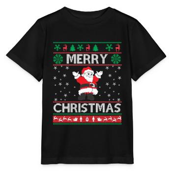 Ugly Christmas - Stanley/Stella Kinder T-Shirt MINI CREATOR  - Schwarz - Vorne - Mikhail (115cm)