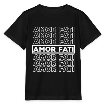 Cupid Fati No Mercy Down Under Philosophie - T-shirt bio MINI CREATOR Stanley/Stella Enfant - noir - Devant - Mikhail (115cm)