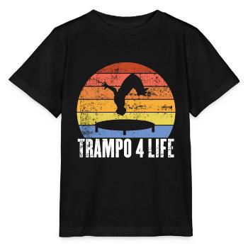 Mein Hobby Ich springe über Objekte Trampo For - Stanley/Stella Kinder T-Shirt MINI CREATOR  - Schwarz - Vorne - Mikhail (115cm)