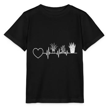 Jardinage Cœur Palpitations High Life Hobby Fun - T-shirt bio MINI CREATOR Stanley/Stella Enfant - noir - Devant - Mikhail (115cm)