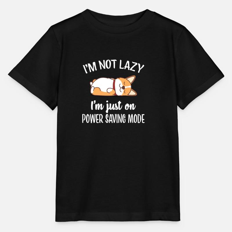 Corgi - Stanley/Stella T-shirt MINI CREATOR til børn - sort