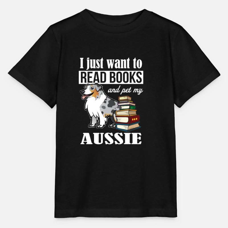 Berger australien Blue Merle - T-shirt bio MINI CREATOR Stanley/Stella Enfant - noir