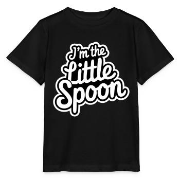I'm The Little Spoon 16 - Stanley/Stella Kinder T-Shirt MINI CREATOR  - Schwarz - Vorne - Mikhail (115cm)
