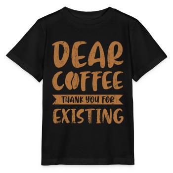 Ein Albtraum Vor Dem Kaffee Koffeinliebhaber - Stanley/Stella Kinder T-Shirt MINI CREATOR  - Schwarz - Vorne - Mikhail (115cm)