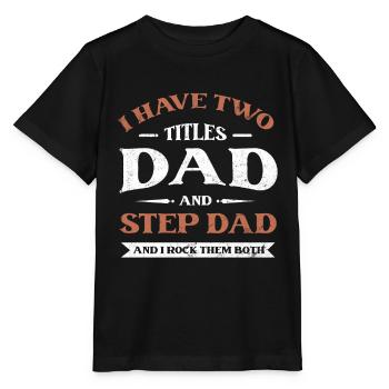 Beau-père Beau-père Beau-père Beau-père - T-shirt bio MINI CREATOR Stanley/Stella Enfant - noir - Devant - Mikhail (115cm)
