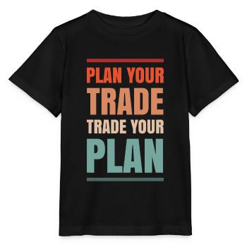 Defeat the market trading design for traders or - Stanley/Stella MINI CREATOR Kids’ T-Shirt - black - Front - Mikhail (115cm)