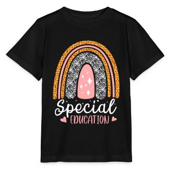 Conception de l’éducation de l’enfance en difficulté pour l’éducation de l’enfance en - T-shirt bio MINI CREATOR Stanley/Stella Enfant - noir - Devant - Mikhail (115cm)