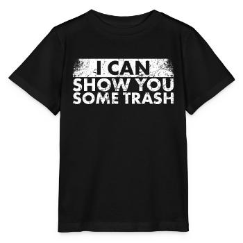 I can give you some trash design for - Stanley/Stella MINI CREATOR Kids’ T-Shirt - black - Front - Mikhail (115cm)