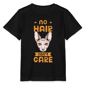 No hair is not interested in - Stanley/Stella MINI CREATOR Kids’ T-Shirt - black - Front - Mikhail (115cm)