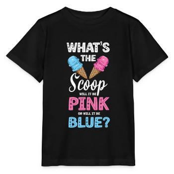 Quel est le hit, sera-t-il rose ou pour - T-shirt bio MINI CREATOR Stanley/Stella Enfant - noir - Devant - Mikhail (115cm)