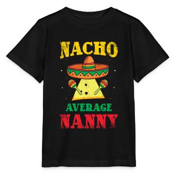 Nacho, Average Nanny For - Stanley/Stella MINI CREATOR Kids’ T-Shirt - black - Front - Mikhail (115cm)