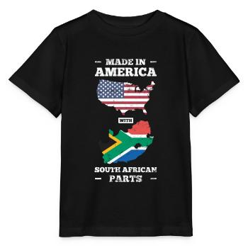 Fabriqué en Amérique avec des pièces sud-africaines - T-shirt bio MINI CREATOR Stanley/Stella Enfant - noir - Devant - Mikhail (115cm)