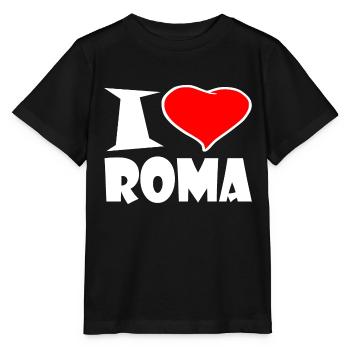I Love Roma - Stanley/Stella Kinder T-Shirt MINI CREATOR  - Schwarz - Vorne - Mikhail (115cm)