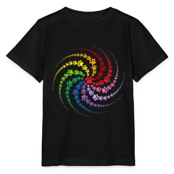 Patte de chien - T-shirt bio MINI CREATOR Stanley/Stella Enfant - noir - Devant - Mikhail (115cm)