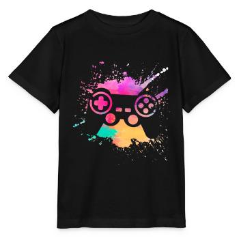 Gamer - Stanley/Stella MINI CREATOR Kids’ T-Shirt - black - Front - Mikhail (115cm)