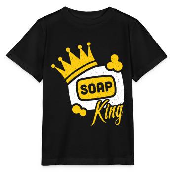 Seife König - Verseifung Seife Maker Geschenk - Stanley/Stella Kinder T-Shirt MINI CREATOR  - Schwarz - Vorne - Mikhail (115cm)