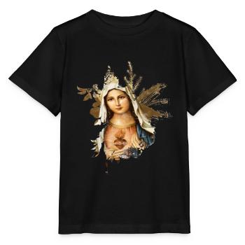 Holy Mary-Madonna - Stanley/Stella MINI CREATOR Kids’ T-Shirt - black - Front - Mikhail (115cm)