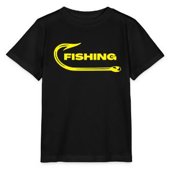Fishing Fishing - Stanley/Stella MINI CREATOR Kids’ T-Shirt - black - Front - Mikhail (115cm)