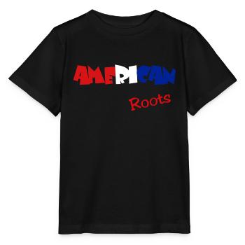 America Roots America - Stanley/Stella Kinder T-Shirt MINI CREATOR  - Schwarz - Vorne - Mikhail (115cm)