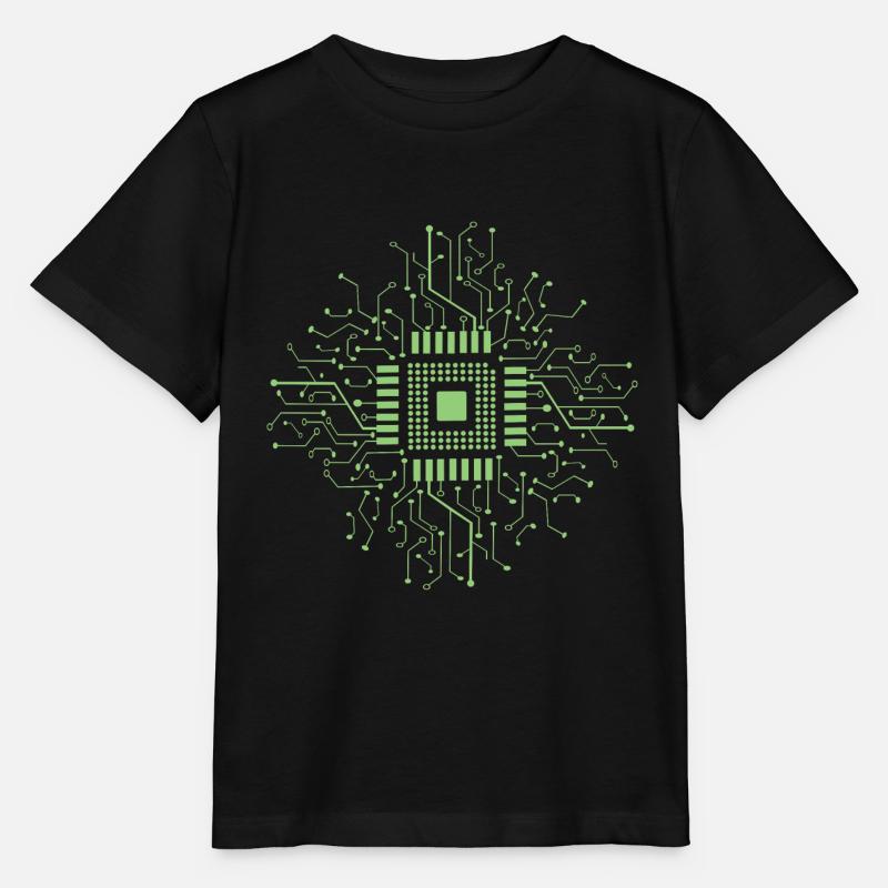Électronique de microcontrôleur - T-shirt bio MINI CREATOR Stanley/Stella Enfant - noir