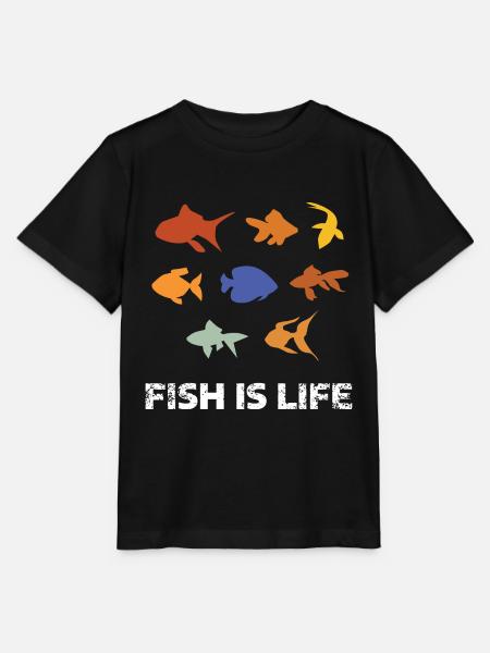 Aquarium Aquaristik - Stanley/Stella Kinder T-Shirt MINI CREATOR  - Schwarz