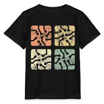 Ingénieur en électronique - T-shirt bio MINI CREATOR Stanley/Stella Enfant - noir - Devant - Mikhail (115cm)