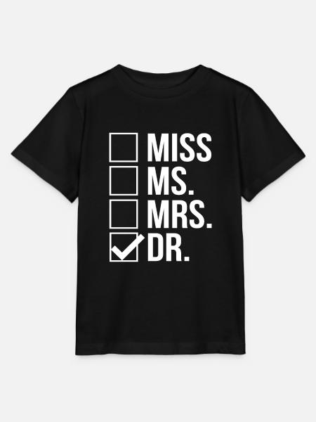 Frau Dr. Doktorat - Stanley/Stella Kinder T-Shirt MINI CREATOR - Schwarz