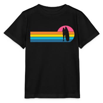 Surfer girl Surfer - Stanley/Stella MINI CREATOR Kids’ T-Shirt - black - Front - Mikhail (115cm)