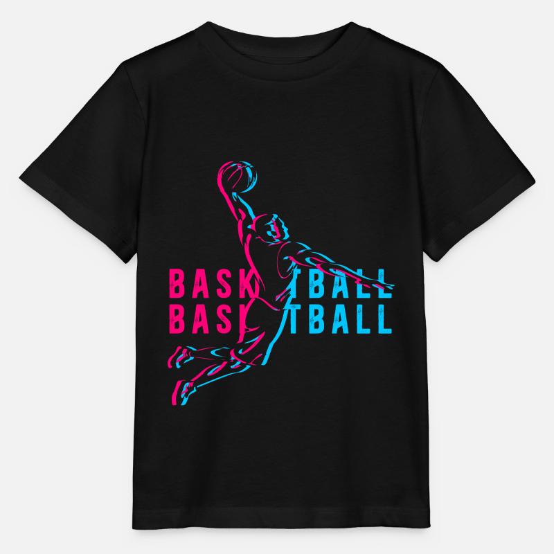 basket-ball - T-shirt bio MINI CREATOR Stanley/Stella Enfant - noir