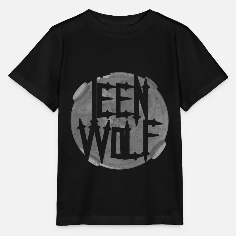 Loup adolescent - T-shirt bio MINI CREATOR Stanley/Stella Enfant - noir