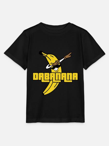 Dab Banana - Stanley/Stella Kinder T-Shirt MINI CREATOR - Schwarz