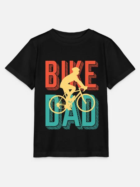 BIKE DAD - Stanley/Stella Kinder T-Shirt MINI CREATOR  - Schwarz