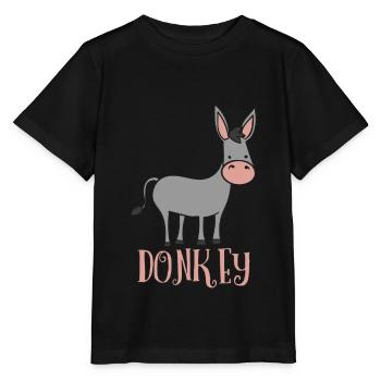 DONKEY SUNGLASSES DONKEY - Stanley/Stella MINI CREATOR Kids’ T-Shirt - black - Front - Mikhail (115cm)