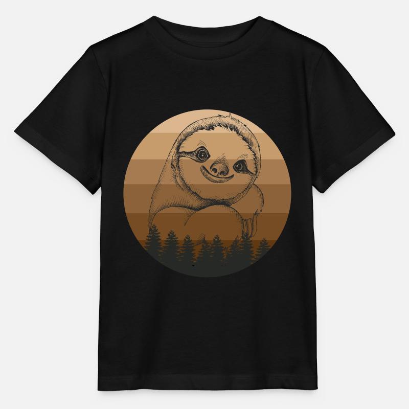 Sloth sloth - Stanley/Stella MINI CREATOR Kids’ T-Shirt - black